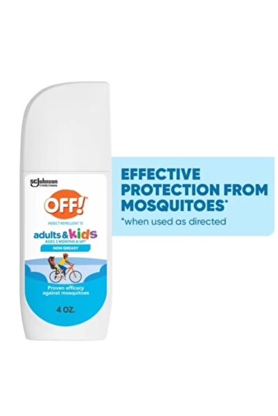 After Bite Off Insect Repellent 15 Adults & Kids Non Greasy Böcek Kovucu Spre...