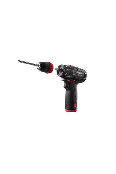 PARKSIDE PARKSIDE Performance drill and screwdriver, PBSPA 12 E4, with 2 batteries and charger