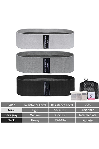 Choice مجموعة ZD04 من أشرطة تمرين الأرداف المرنة المصنوعة من القماش المقاومة ...
