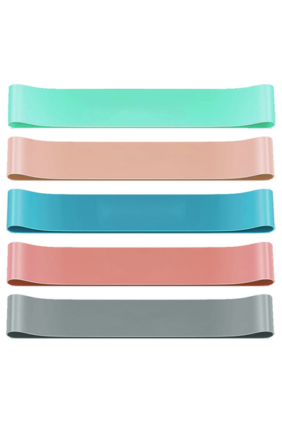 Choice 5 قطع من أشرطة المقاومة على شكل ماكارون، أشرطة تمارين اللياقة البدنية ...