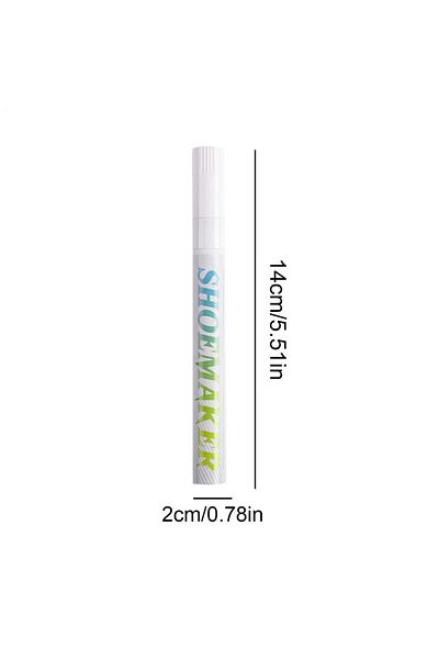 Choice White Fabric Shoe Markers Portable Leather Dye Marker Pens for Shoes Professional Repairing Fading P