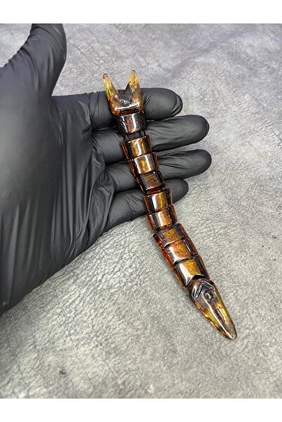 Mos Tespih Pește Model Zaza Sallamalı Design special Pulbere de argintărie Ro...