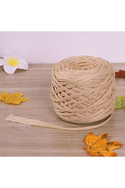 Choice 20 Khaki 300g Large Ball Cloth Thread Handmade DIY Woven Material Handbag Storage Basket Slippers Cu