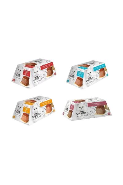 Gourmet Revelations Mousse 4 Çeşit Kedi Konservesi 2 x 57 gr. 4 Lü Paket