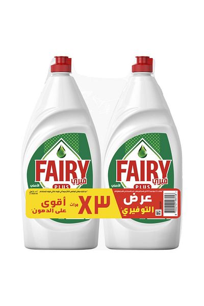 Fairy DISHWASH PLUS APPLE FRUITY GREEN 2X800ML