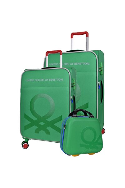 United Colors of Benetton 14BNT2200-03-YSL Trolley 50 Cm Yeşil Kabin Boy Valiz