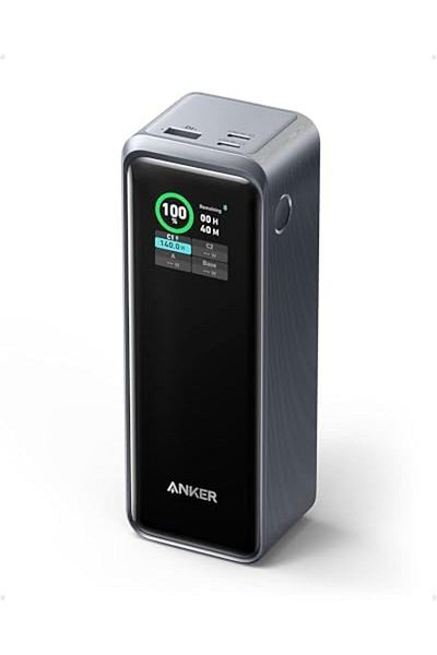 Anker Prime Power Bank, 27,650 mAh 3-Port 250 W Portable Charger (99.54 Wh)