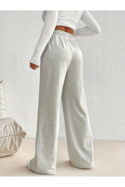 TONFİX LİFE Γυναικείο φαρδύ παντελόνι με φαρδιά πόδια, ελαστικό, άνετο, φαρδιά εφαρμογή TONFİX