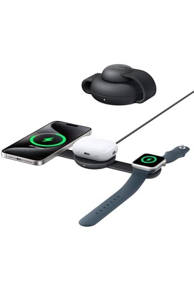Anker 3-in-1 Wireless Charging Station for iPhone 15/14/13 Series, Apple Watch Ultra