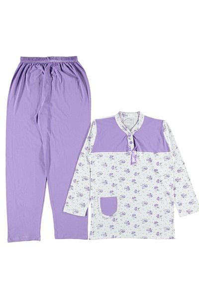 bipamuk Elise Mood Design Model Summer Long Sleeve Women's Pajamas Set M/Xxl