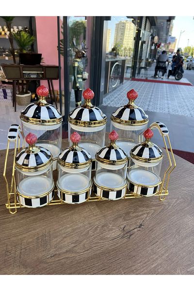 PONCİKPAZAR 7 Piece Spice Set with Tip