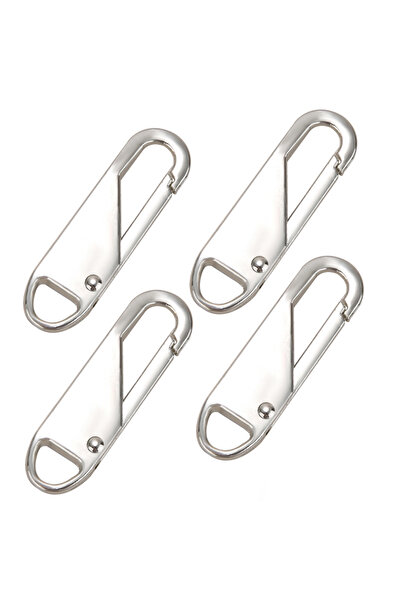 Choice13 طقم إصلاح فوري عالمي لسحابات فضية اللون، 4 قطع (3.7 سم) أو 1/2/4/5/1...