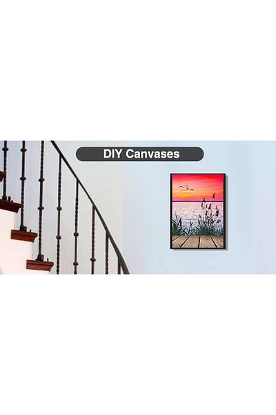 OEM Set de creatie cu pietricele 5D, 30 x 40 cm, multicolor