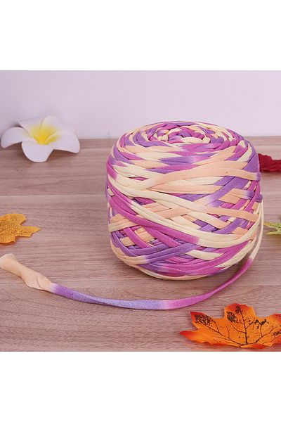 Choice 40 Purple Wisteria 300g Large Ball Cloth Thread Handmade DIY Woven Material Handbag Storage Basket S