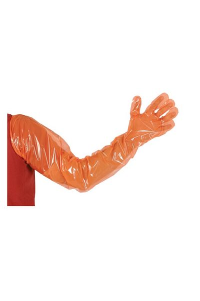 QBR Home 90 cm Long Nylon Gloves. Elastic (Pack of 200)