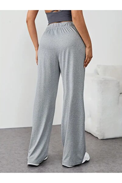 TONFİX LİFE GRİ Kadın Bol Paça Eşofman Altı Esnek Rahat Bol Kesim TONFİX