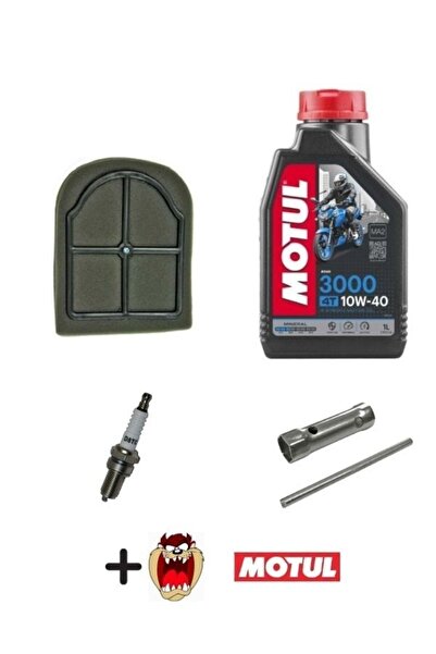 GMS CG 125-150 Bakım Seti Motul 3000 10W40 Yağ+Buji+buji anahtarı+Pencere Mod...