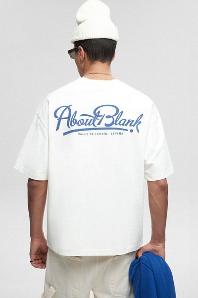 ACTIVE MODA -Men's Cotton Printed about Blank Tshirt Oversize Big Size
