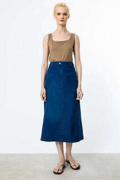 On Fashion Basic Square Neck Combed Cotton Sleeveless