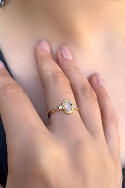 Altınaşkı Renkli Taşlı Altın Yüzük