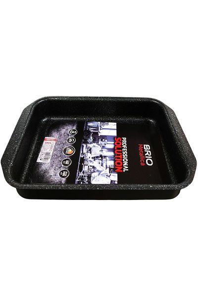 BRIO Tava cuptor aluminiu turnat, acoperire ceramica, 35.5x25.8 cm, rezistent la zgarieturi, Brio