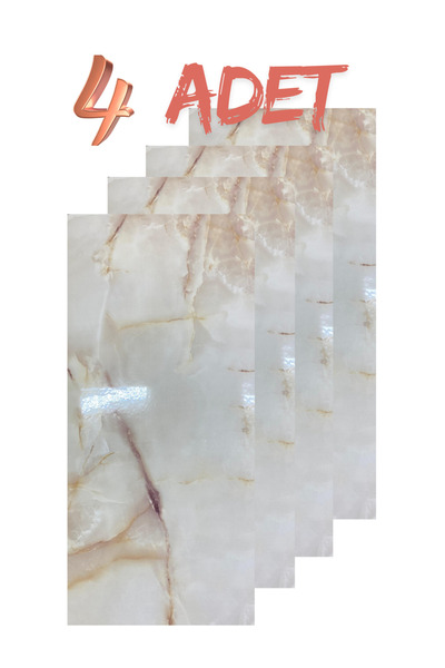 UKAB DEKOR Kendinden Yapışkanlı Mermer Seramik Desenli Köpük PVC Duvar Paneli...