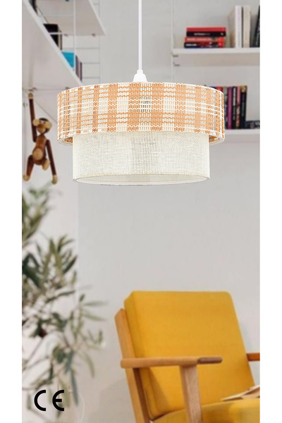 Emg DesiGn Kumaş Başlık 2 Katlı Pasta Avize Yatak Odası Çocuk Odası