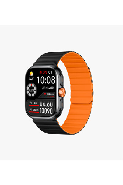 ADNAN TEKNOLOJİ S105 Premium AMOLED LT Watch Akıllı Saat ÇİFT KORDONLU