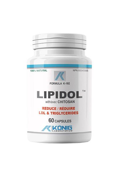 Konig Laboratorium Lipidol, 60 capsules, Konig Laboratorium, adjunct in hepatic and