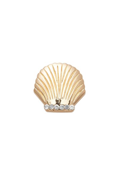 Crocs 10008245-1 Gold Seashell Jıbbıts Toka