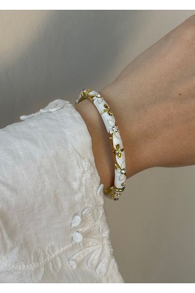 KİLİGİSTANBUL Vintage Minelli Flower Bracelet