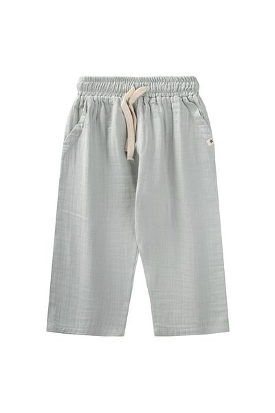 Cigit Muslin Trousers 1-10 Years Water Green