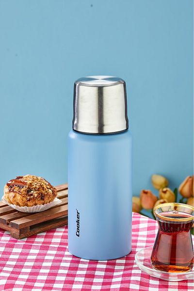 Cooker 750 ml Stainless Steel Double Layer Thermos - 24 Hours Hot, 48 Hours Cold (Picnic, Office, Travel) Thermos.