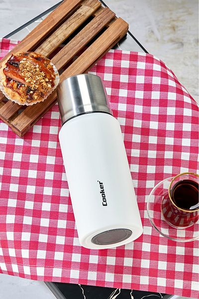 Cooker 750 ml Stainless Steel Double Layer Thermos - 24 Hours Hot, 48 Hours Cold (Picnic, Office, Travel) Thermos.