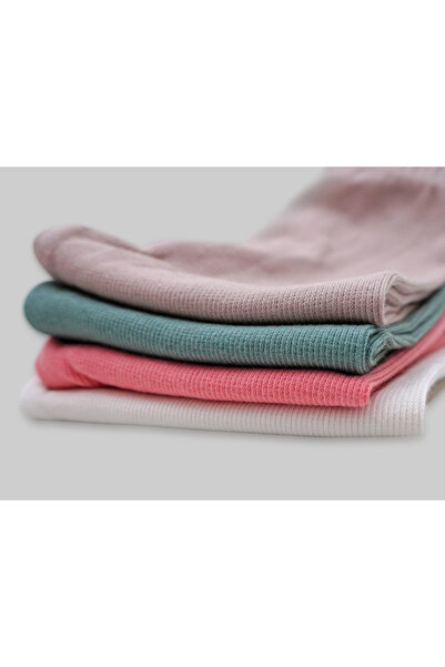 Pinklime Jr. Bebek Kaşkorse Esnek Günlük Tayt-Ekru