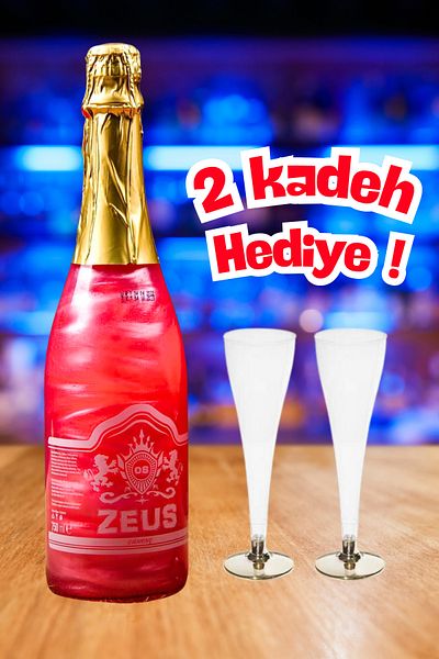 OS ZEUS Bride to Be Drink - Glittery Non-Alcoholic Champagne*