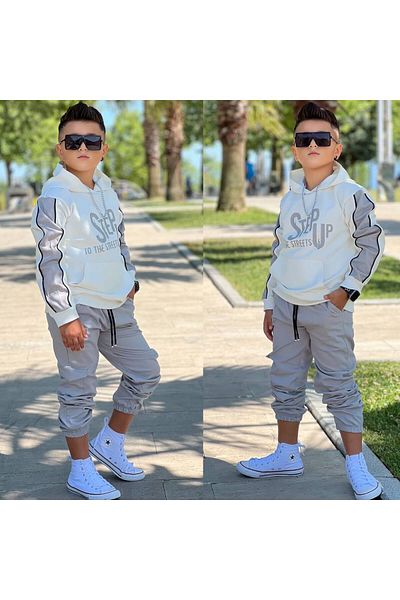 KGN GİYİM Boy's Seasonal Bottom Top Set