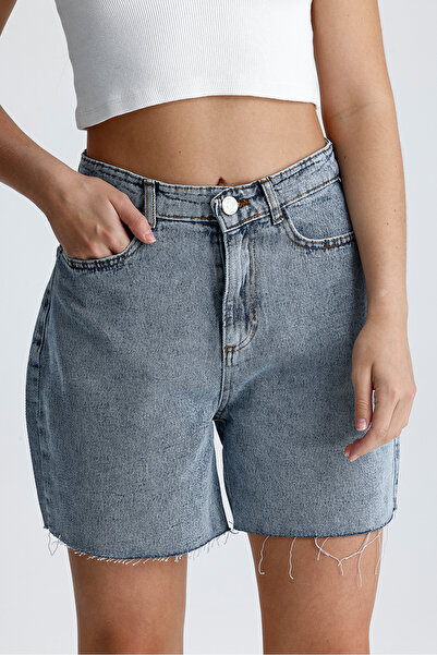 VOSSAX Copy - Women's Pleated High Waist Buttoned Flexible Mini Jeans Skirt with Lyras