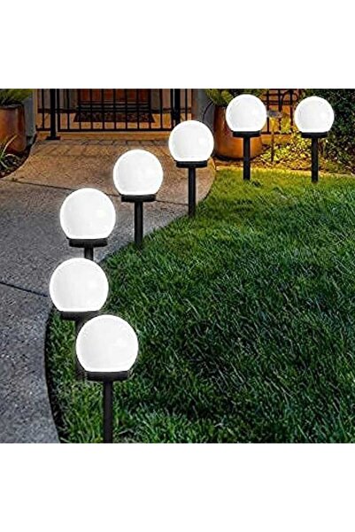 OEM Set 4 Lampi Solare, pentru Gradina, Culoare Alba, IP65, Inaltime 30cm