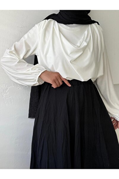 Zelse Μπλούζα με γιακά Degaje Crop Sandy Hijab