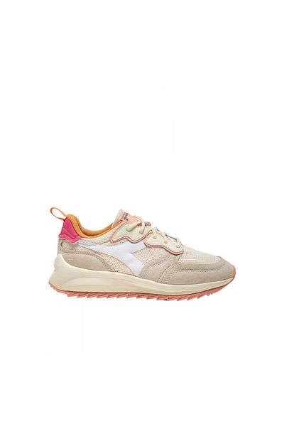 Diadora حذاء رياضي نسائي من جولي سويد شبكي باللون البيج - 501.179561-C9480