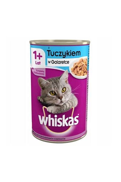Whiskas , Wet cat food with tuna in jelly 400g