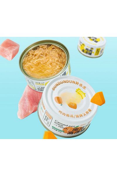 TaoTaoPets Wet Cat Food Pumpkin Chicken 85gx12cans