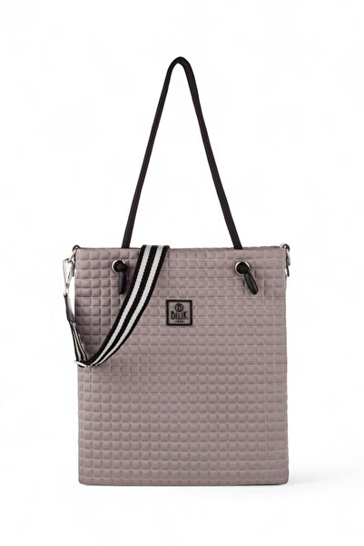 Bilik Deri Scuba Gray Women's Shoulder Bag Barbie