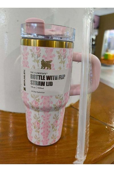 Stanley Quencher H2.0 Flow State Stainless Steel Vacuum Insulated Tumbler with Lid and Straw for Wat