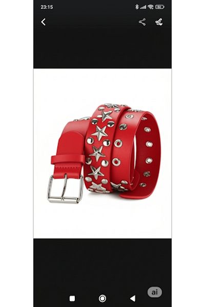 targay Pyramid Studded Belt Gothic Punk Metallica Style Belt