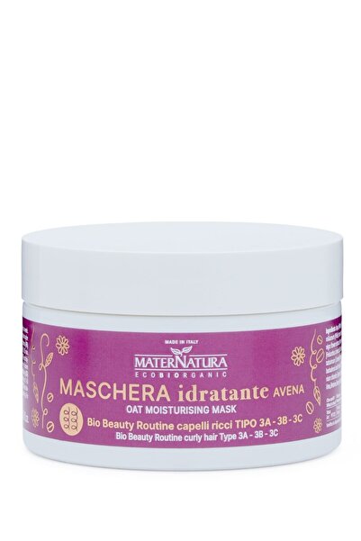 MaterNatura Masca pentru par cret cu ovaz, 200ml - Maternatura