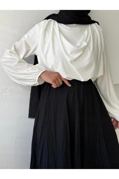 Zelse Μπλούζα με γιακά Degaje Crop Sandy Hijab