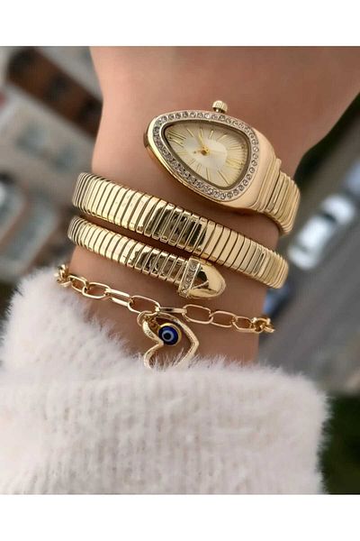 marblino Snake Women's Watch