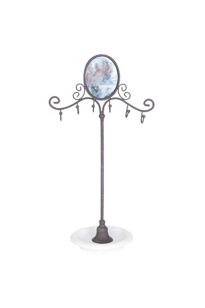 Clayre & Eef Jewelry Holder Forged Iron Elegance 37x27 cm